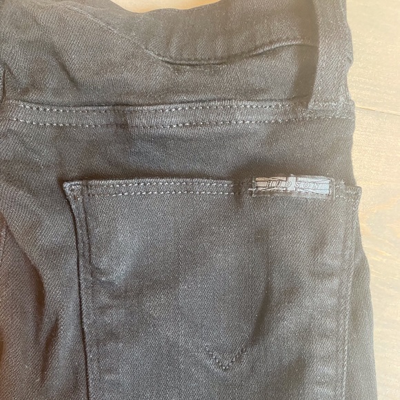 HUDSON JEANS BLACK SKINNY JEAN - Picture 4 of 7